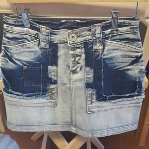 Defuze jean skirt